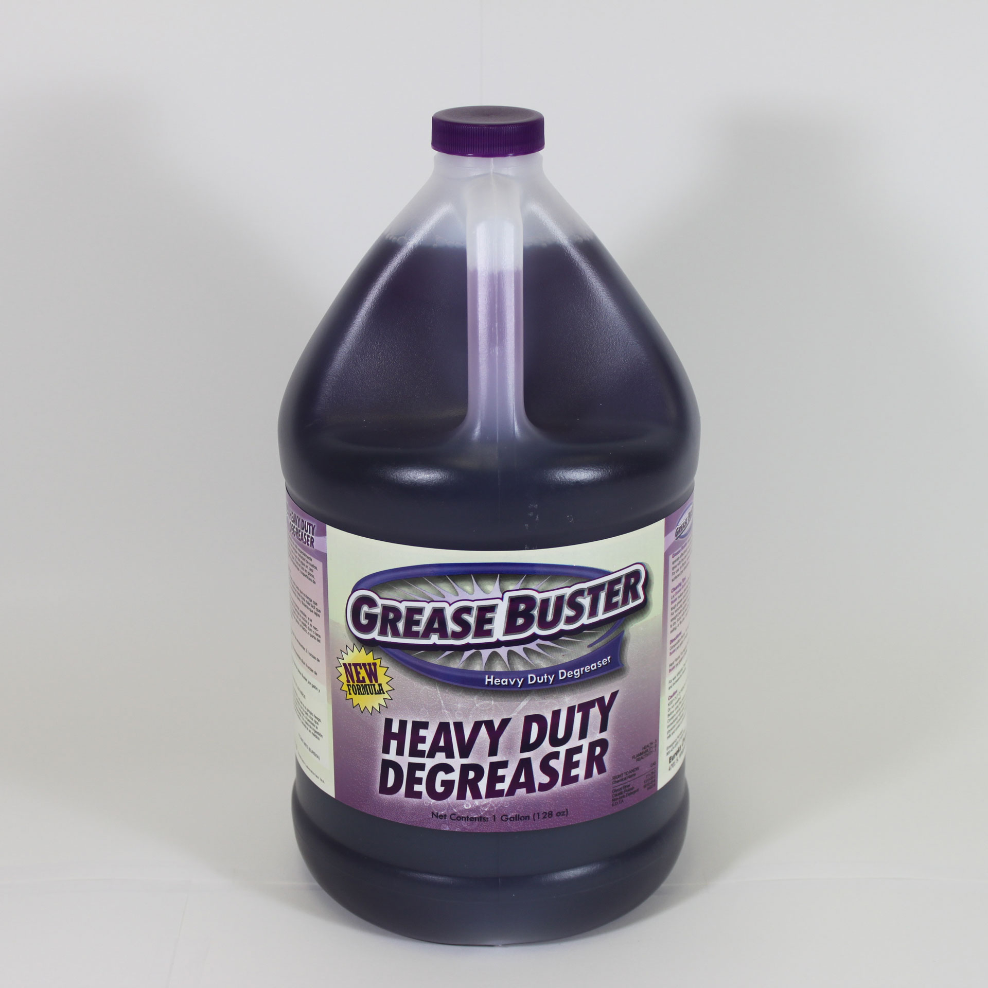 Bottle of Grease Buster heavy duty degreaser