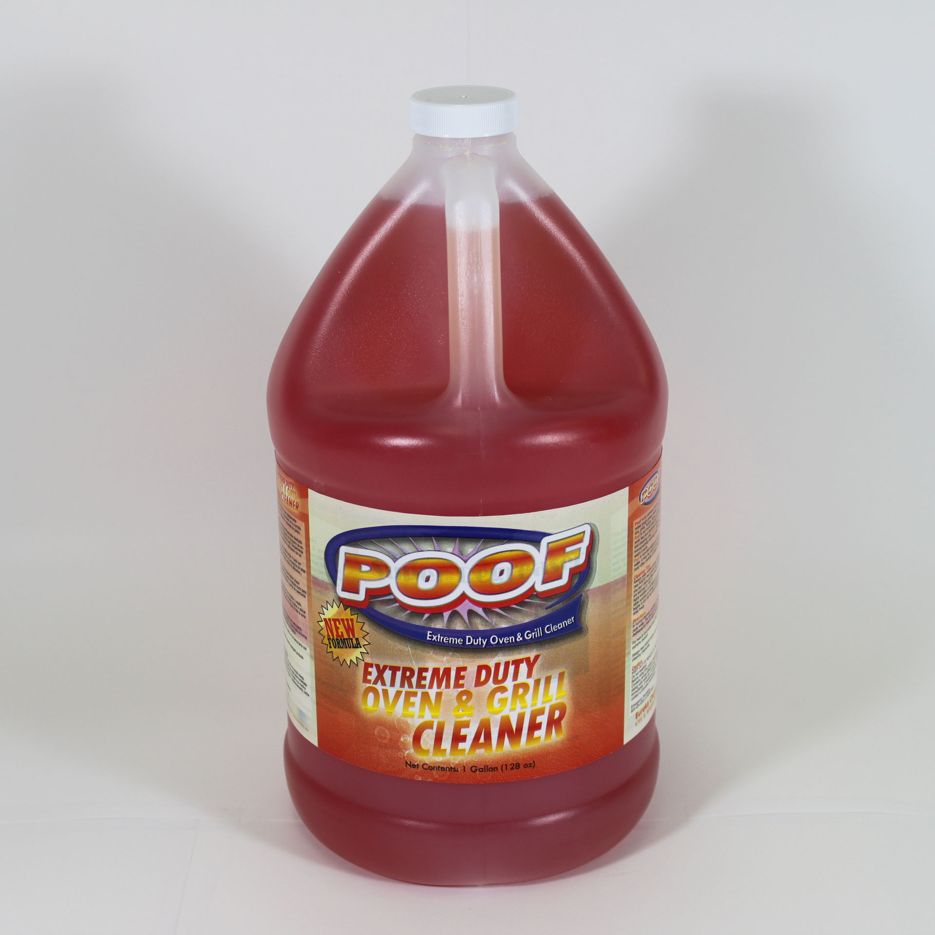 Bottle of Poof oven and grill cleaner.