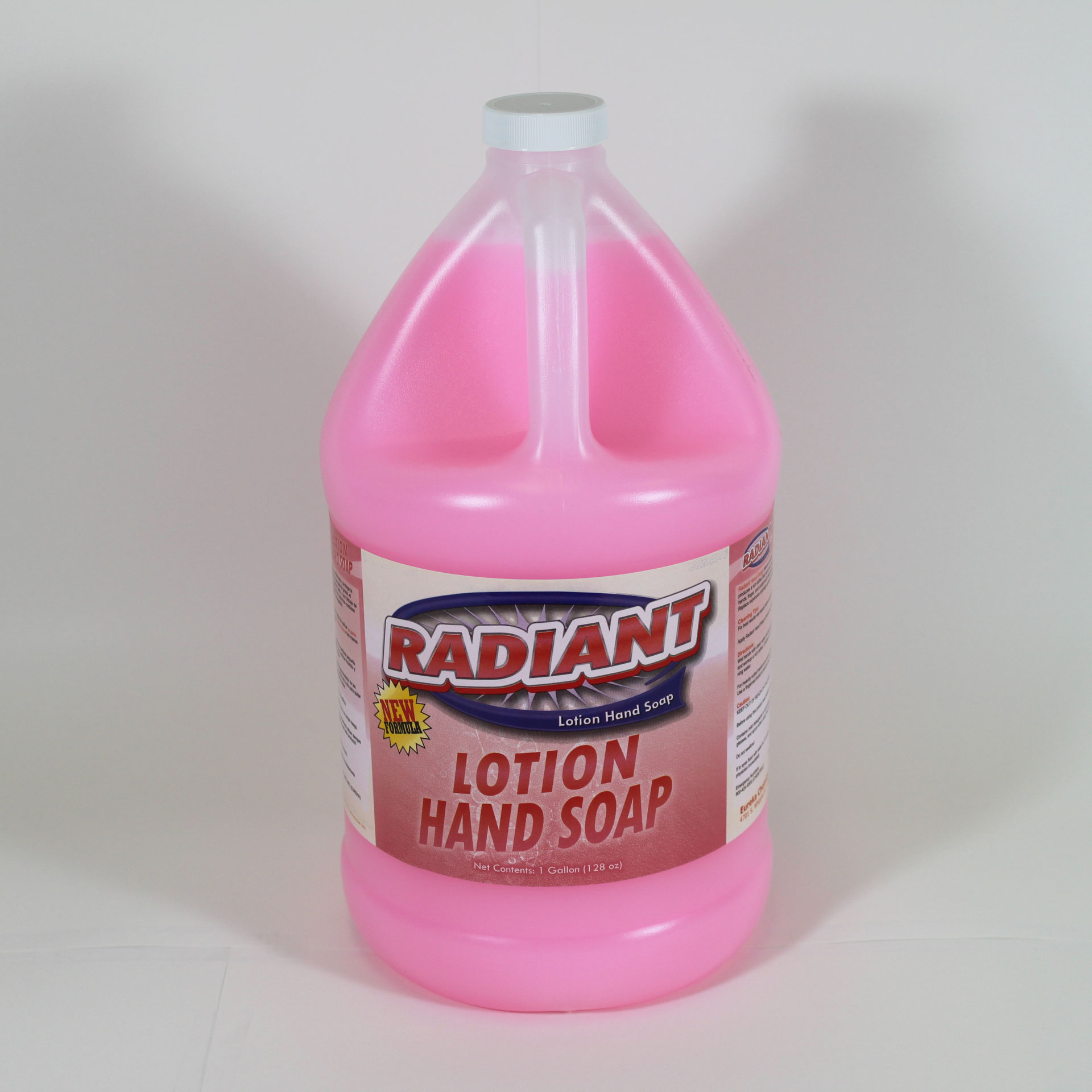 Bottle of Radiant hand soap.